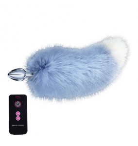 MizzZee - Scarlet Night Swinging Fox Tail Plug (Chargeable - Blue)